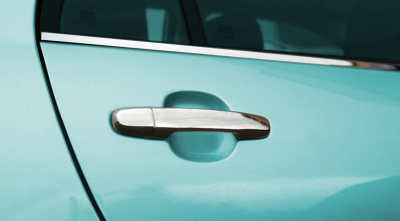 Toyota Auris (07–) Накладки на дверные ручки, нерж., 4 двери
